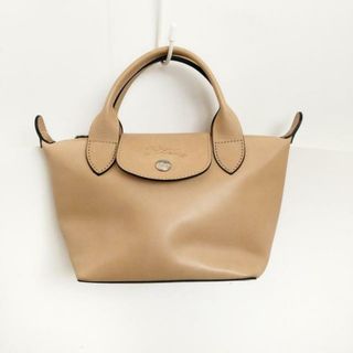 ロンシャン(LONGCHAMP)のLONGCHAMP(ロンシャン) ハンドバッグ ル・プリアージュキュイール ベージュ ミニバッグ レザー(ハンドバッグ)