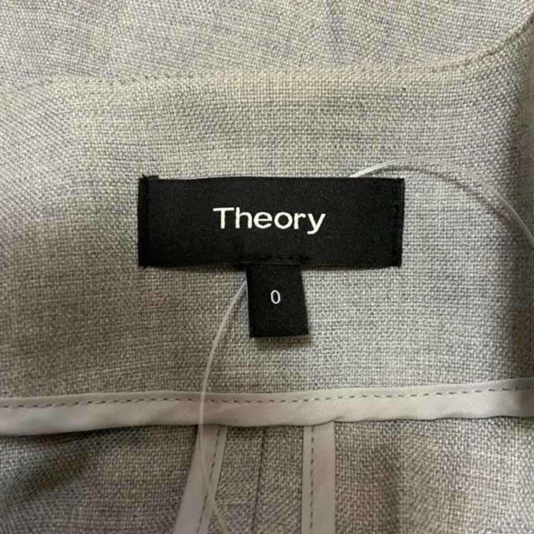 theory(セオリー)のtheory(セオリー) ジャケット サイズ0 XS レディース - ライトグレー 長袖/春/秋 レディースのジャケット/アウター(その他)の商品写真