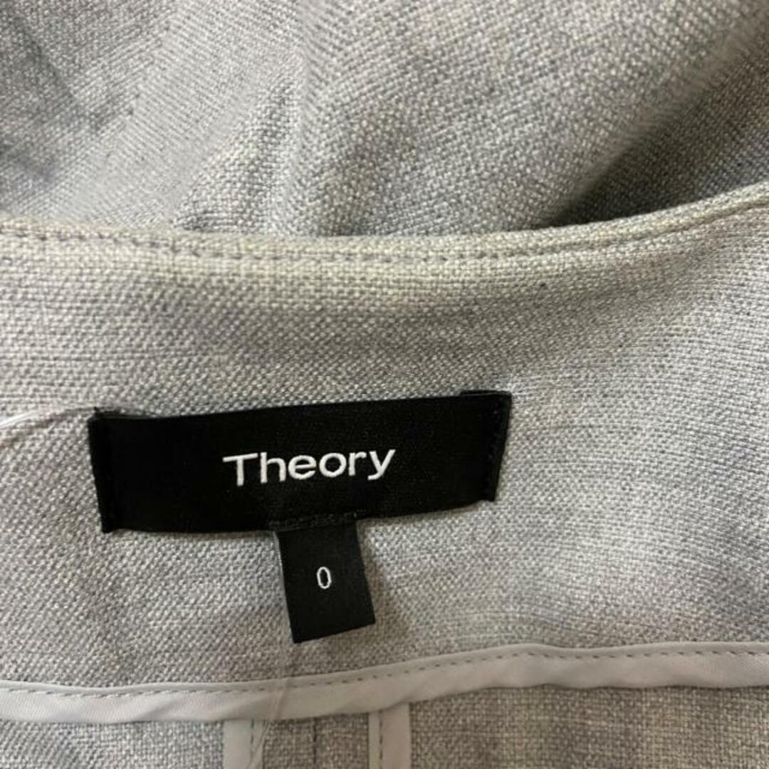 theory(セオリー)のtheory(セオリー) ジャケット サイズ0 XS レディース - ライトグレー 長袖/春/秋 レディースのジャケット/アウター(その他)の商品写真