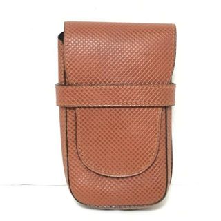 ボッテガヴェネタ(Bottega Veneta)のBOTTEGA VENETA(ボッテガヴェネタ) シガレットケース - ブラウン レザー(タバコグッズ)