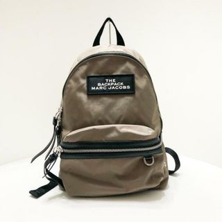 マークジェイコブス(MARC JACOBS)のMARC JACOBS(マークジェイコブス) リュックサック - M0015415 ベージュ×黒 ナイロン(リュック/バックパック)