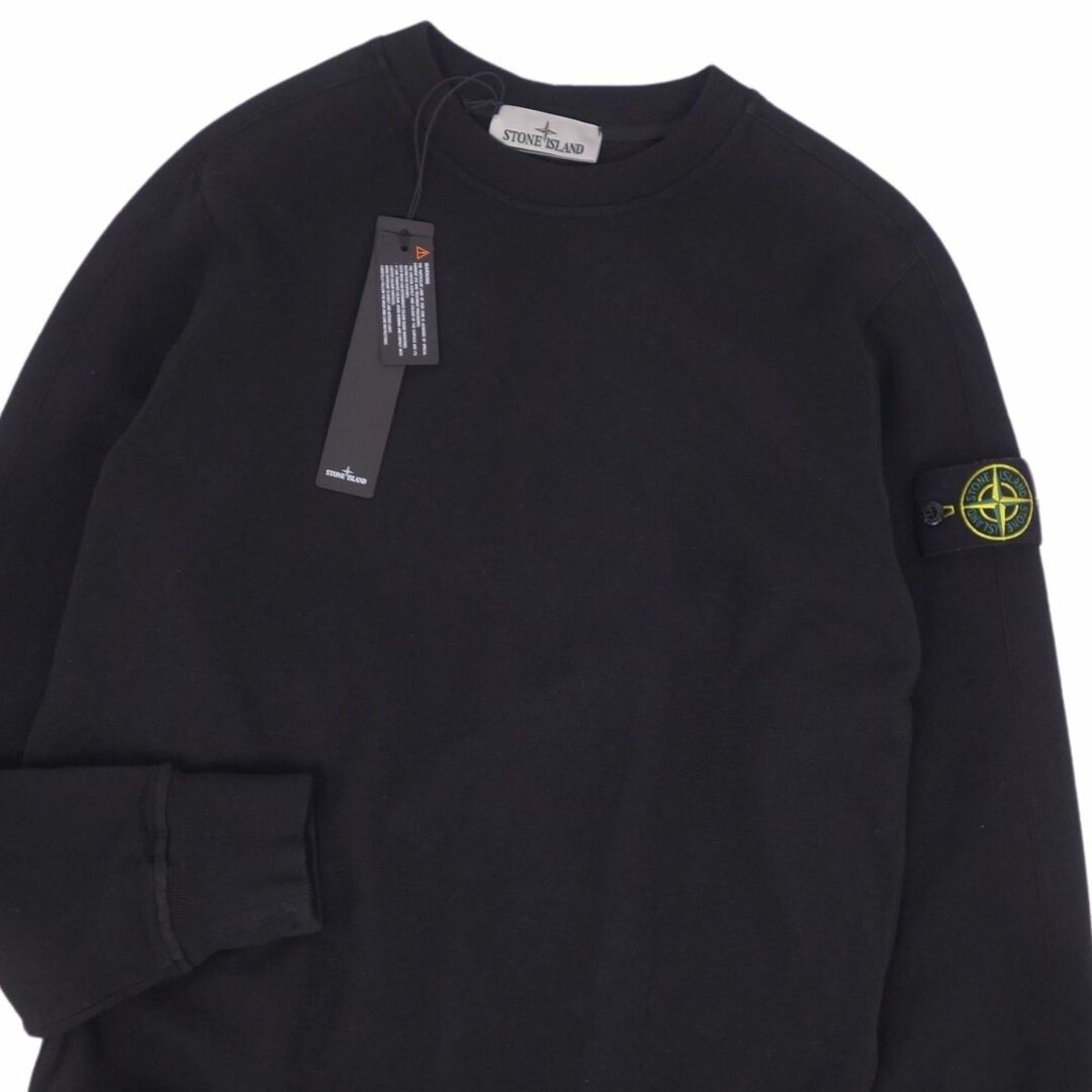 STONE ISLAND(ストーンアイランド)の極美品 ストーンアイランド STONE ISLAND スウェット トレーナー ロングスリーブ 長袖 ロゴワッペン トップス メンズ S メンズのトップス(スウェット)の商品写真