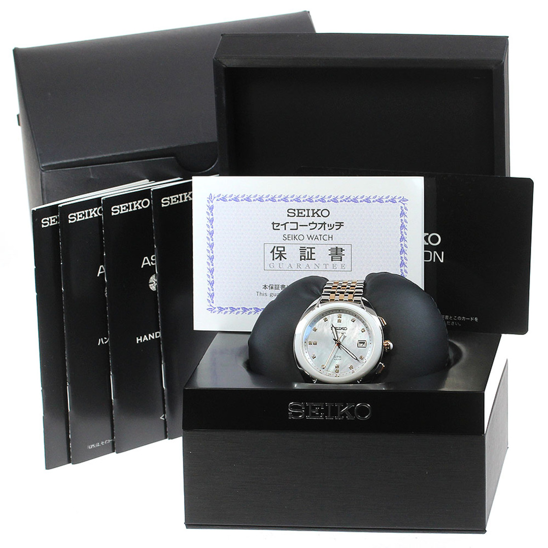 SEIKO(セイコー)のセイコー SEIKO STXD011/3X22-0AA0 アストロン 14Pダイヤ GPS ソーラー電波 レディース 美品 箱・保証書付き_817253 レディースのファッション小物(腕時計)の商品写真