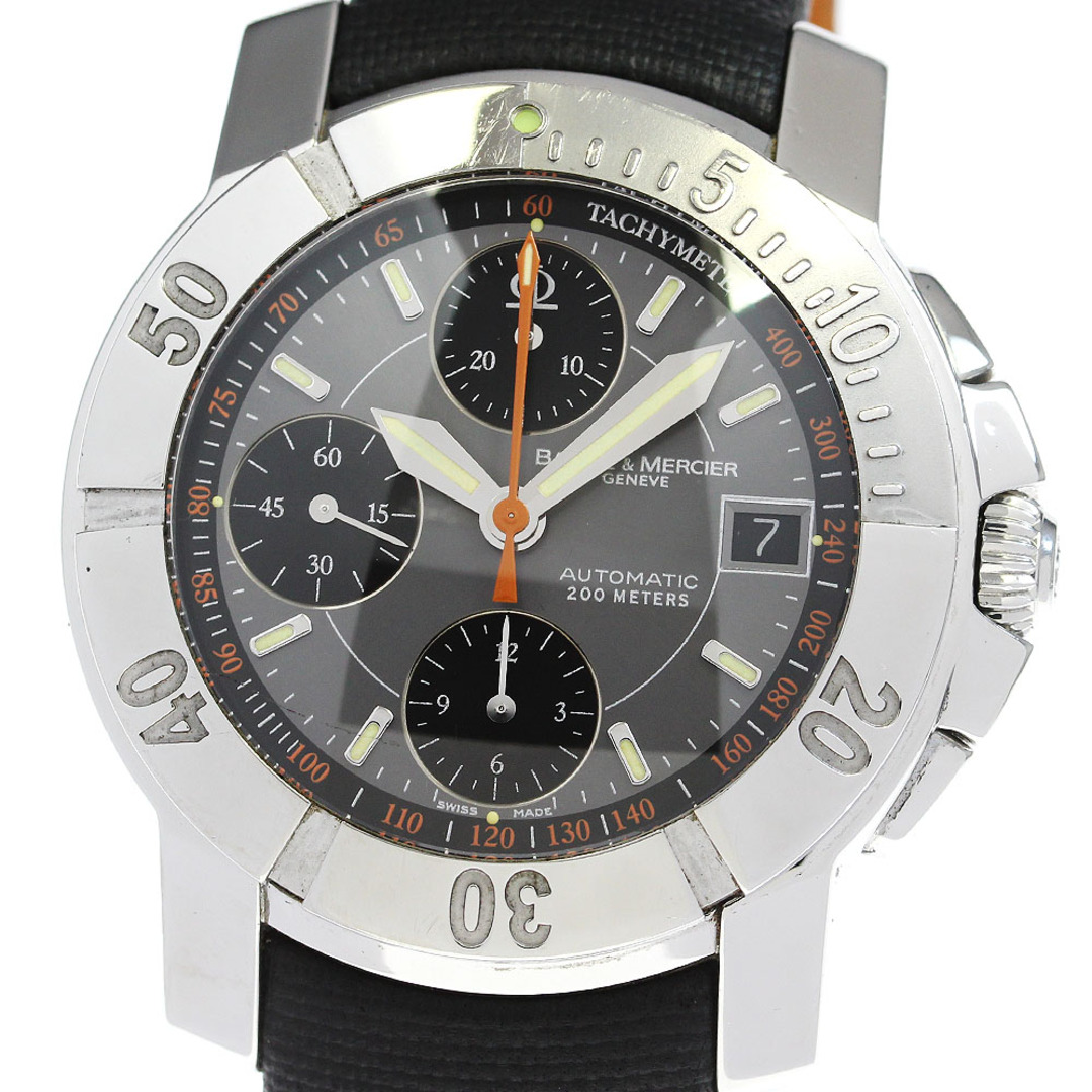 BAUME&MERCIER(ボームエメルシエ)のボーム＆メルシェ Baume & Mercier 65405 ケープランド クロノグラフ 自動巻き メンズ _816422 メンズの時計(腕時計(アナログ))の商品写真