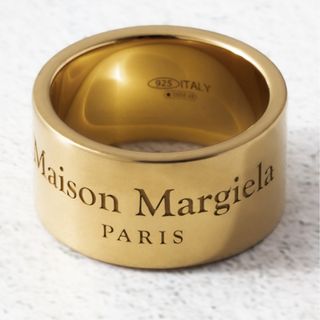 Maison Martin Margiela - メゾン マルジェラ/MAISON MARGIELA 指輪 メンズ 12mm幅 リング YELLOW GOLD PLATING BURATTATO SM1UQ0096-SV0158-950 _0410ff