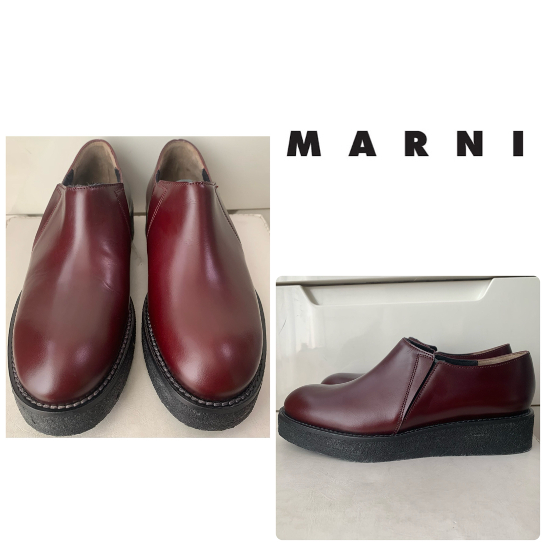 Marni(マルニ)のマルニ　ボルドーレザー　ローファー レディースの靴/シューズ(ローファー/革靴)の商品写真