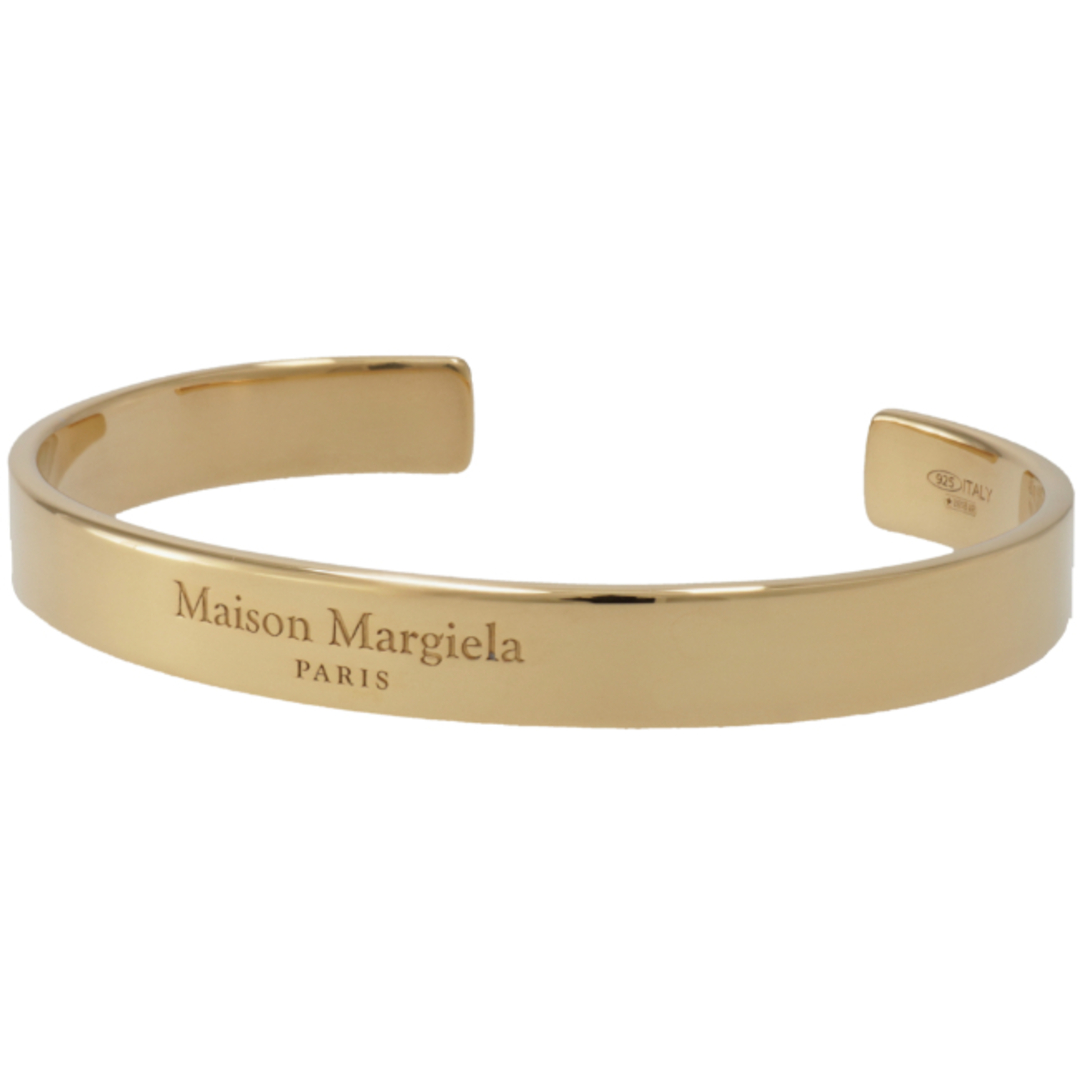 Maison Martin Margiela(マルタンマルジェラ)のメゾン マルジェラ/MAISON MARGIELA ブレスレット メンズ シルバー バングル YELLOW GOLD PLATING BURATTATO SM1UY0082-SV0158-950 _0410ff メンズのアクセサリー(バングル/リストバンド)の商品写真