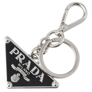 プラダ(PRADA)のプラダ/PRADA キーリング メンズ メタル キーホルダー NERO 2PS057-66A-002 _0410ff(キーケース)