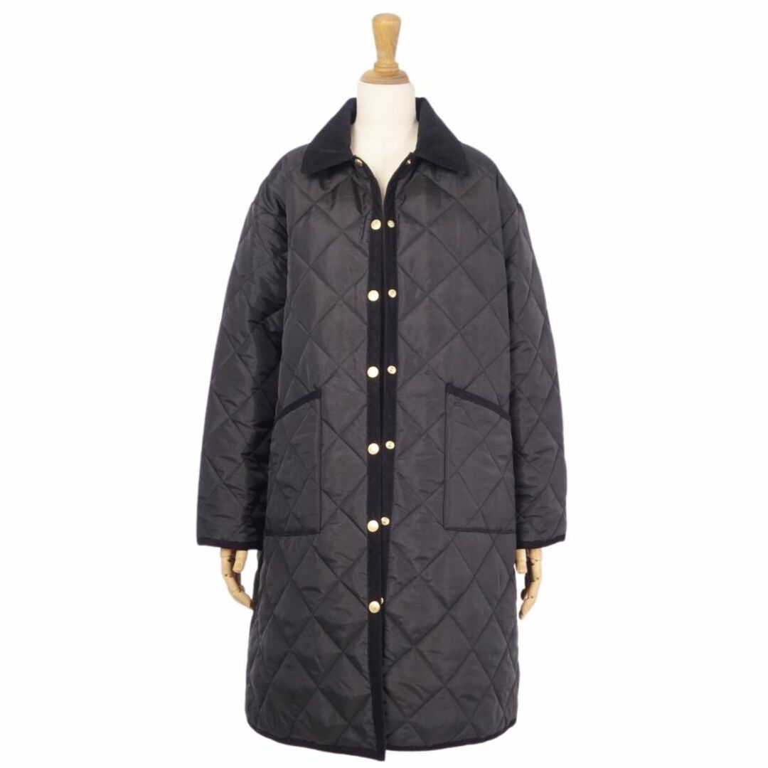 未使用 トラディショナルウェザーウェア Traditional Weatherwear コート キルティング 中綿入 レディース 32 ブラック レディースのジャケット/アウター(その他)の商品写真
