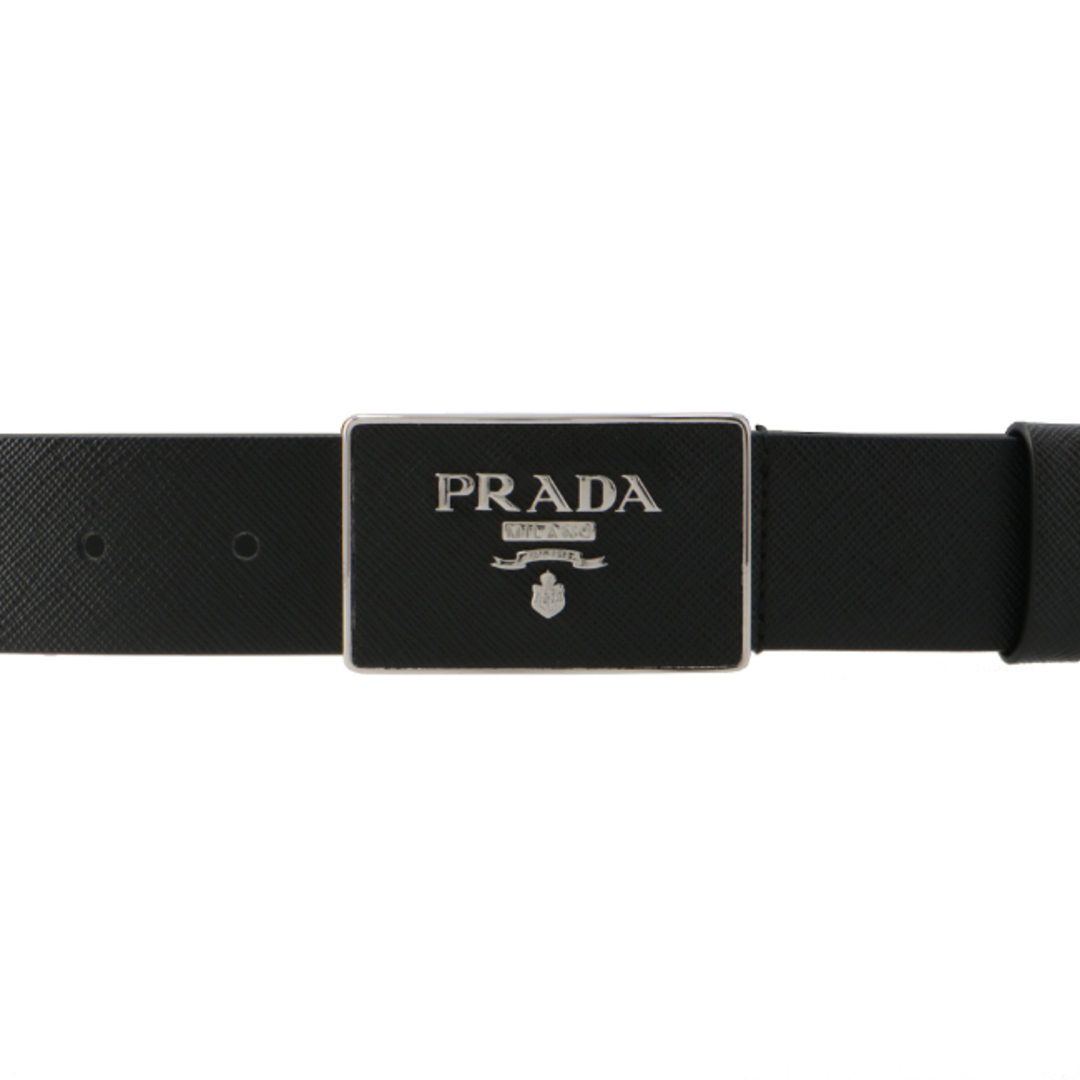 PRADA(プラダ)のプラダ/PRADA ベルト メンズ 型押しカーフスキン レザーベルト NERO 2CC534-053-002 _0410ff メンズのファッション小物(ベルト)の商品写真