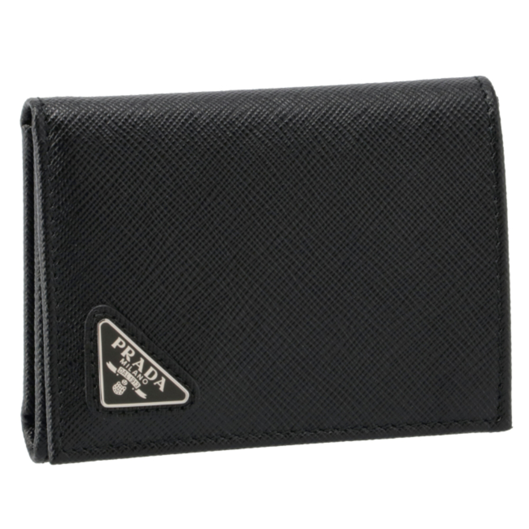 PRADA - プラダ/PRADA 財布 メンズ 型押しカーフスキン 三つ折り PRADA - プラダ/PRADA 財布 メンズ 型押しカーフスキン 三つ折り