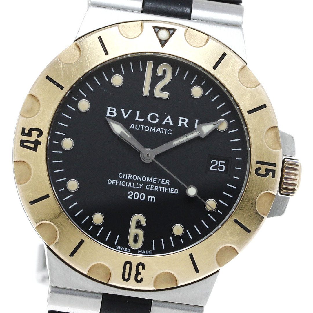 BVLGARI(ブルガリ)のブルガリ BVLGARI SD38SG ディアゴノ スクーバ YGベゼル デイト 自動巻き メンズ _817317 メンズの時計(腕時計(アナログ))の商品写真