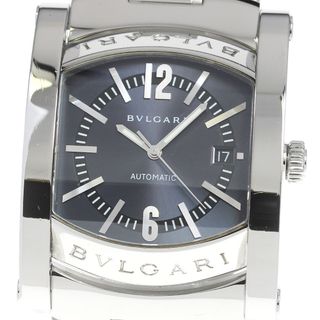 ブルガリ(BVLGARI)のブルガリ BVLGARI AA48S アショーマ デイト 自動巻き メンズ 箱・保証書付き_812223(腕時計(アナログ))