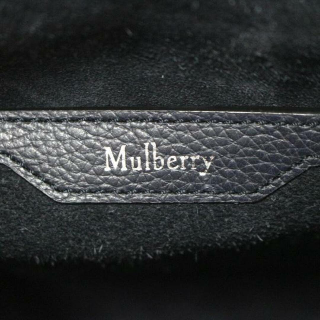 Mulberry(マルベリー)のMULBERRY(マルベリー) ハンドバッグ美品  - 黒 レザー レディースのバッグ(ハンドバッグ)の商品写真