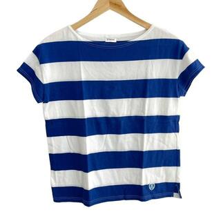 ORCIVAL - ORCIVAL(オーシバル) 半袖Tシャツ サイズF レディース - 白×ブルー クルーネック/ボーダー