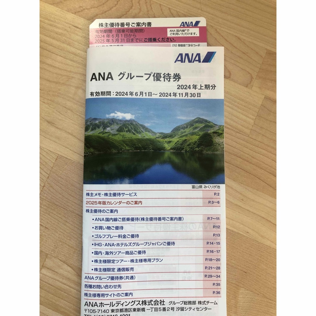 ANA(全日本空輸)(エーエヌエー(ゼンニッポンクウユ))のANA 優待券 チケットの乗車券/交通券(航空券)の商品写真