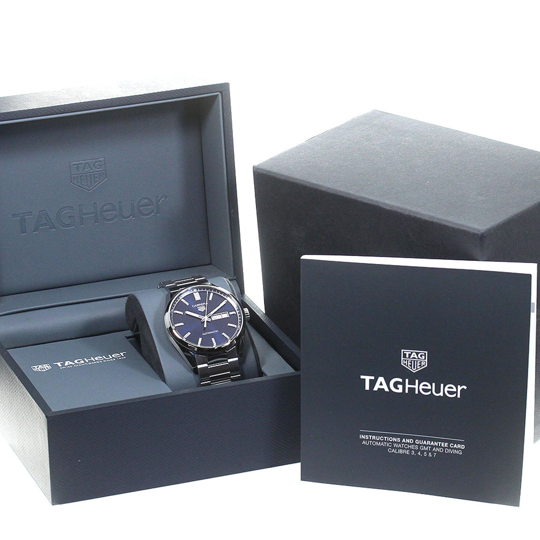 TAG Heuer(タグホイヤー)のタグホイヤー TAG HEUER WBN2012 カレラ キャリバー5 デイデイト 自動巻き メンズ 箱付き_816396 メンズの時計(腕時計(アナログ))の商品写真