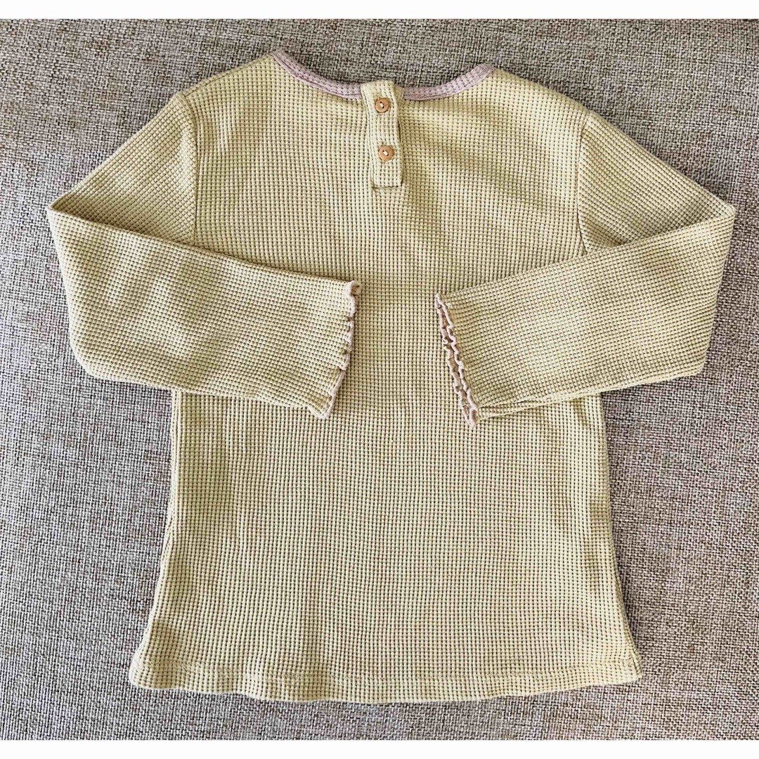 ZARA KIDS(ザラキッズ)の新品　ZARA kids ザラ　トップス　パンツ　セットアップ　100 キッズ/ベビー/マタニティのキッズ服女の子用(90cm~)(Tシャツ/カットソー)の商品写真