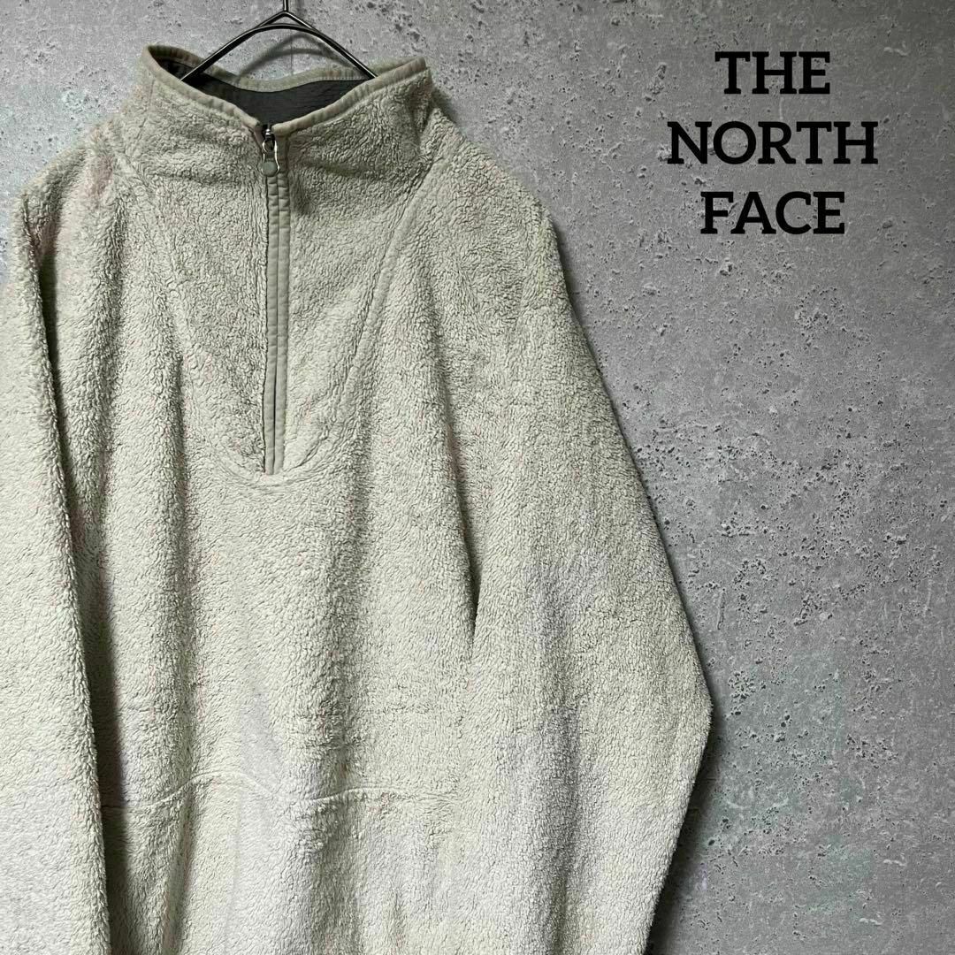 THE NORTH FACE(ザノースフェイス)のTHE NORTH FACE ノースフェイス ボア ハーフジップ XL レディースのトップス(その他)の商品写真