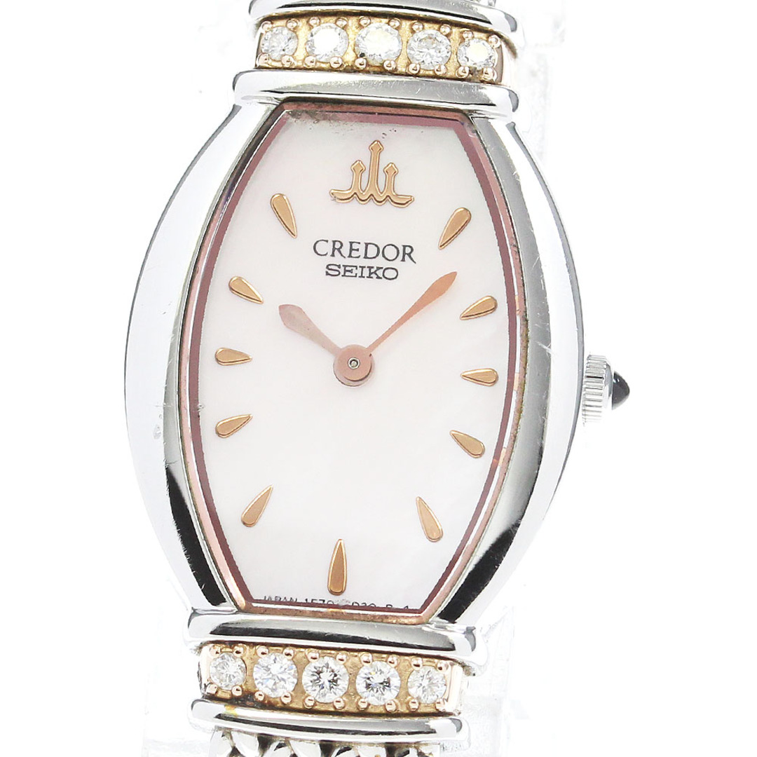 SEIKO(セイコー)のセイコー SEIKO 1E70-3B90/GSTE966 クレドール ラグダイヤ クォーツ レディース _814870 レディースのファッション小物(腕時計)の商品写真