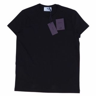 PRADA - 未使用 プラダ PRADA Tシャツ 2023 カットソー ショートスリーブ 半袖 コットン トップス レディース L ブラック