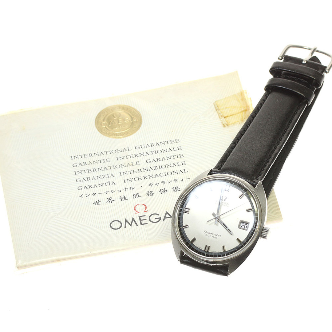 OMEGA(オメガ)のオメガ OMEGA シーマスターコスミック デイト 自動巻き メンズ 保証書付き_804404 メンズの時計(腕時計(アナログ))の商品写真