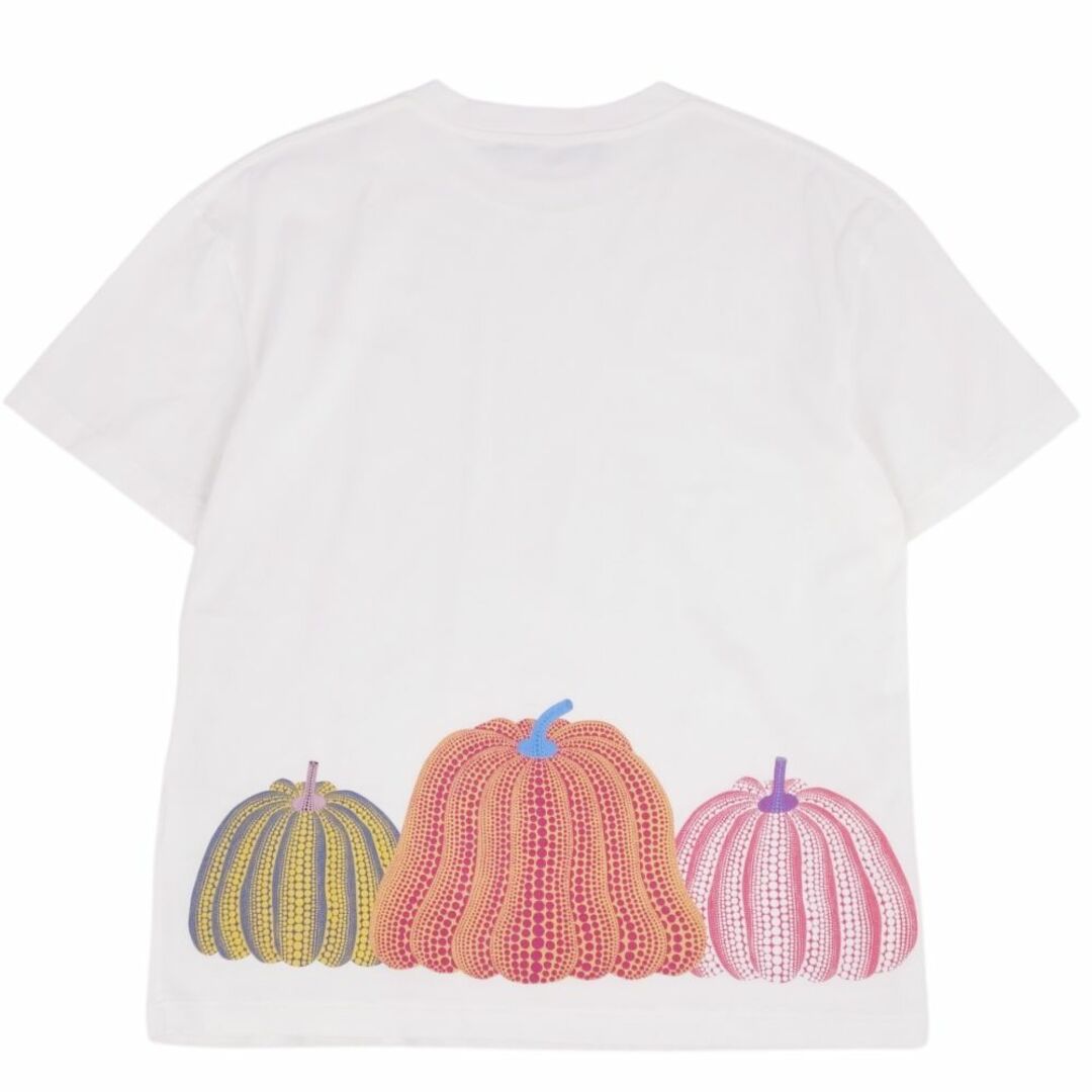 LOUIS VUITTON(ルイヴィトン)の美品 ルイヴィトン LOUIS VUITTON 草間彌生 Tシャツ 23SS カットソー パンプキンプリンテッド トップス メンズ S 白 メンズのトップス(Tシャツ/カットソー(半袖/袖なし))の商品写真