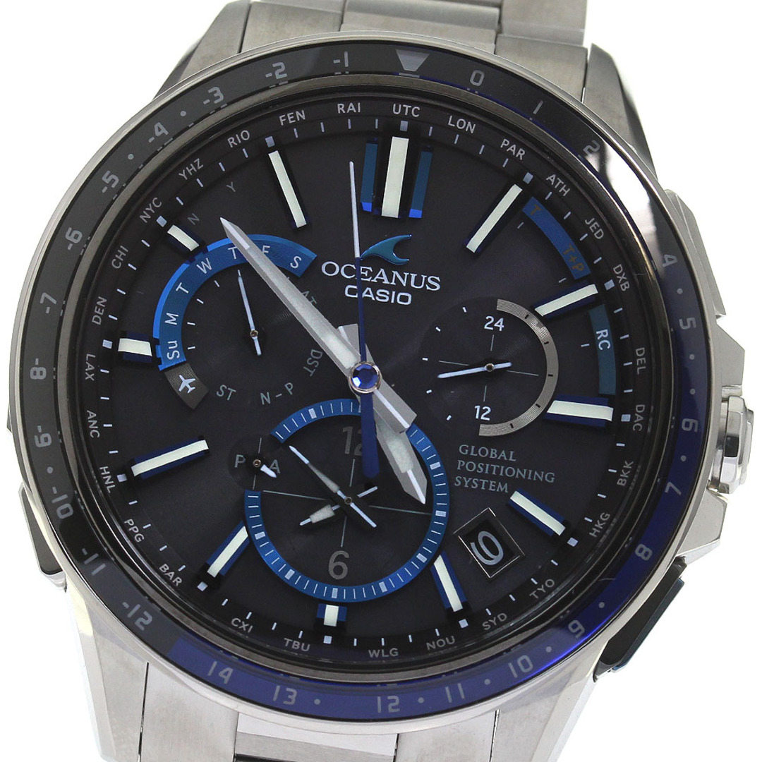 CASIO(カシオ)のカシオ CASIO OCW-G1100-1AJF オシアナス ソーラー電波 メンズ 良品 _816198 メンズの時計(腕時計(アナログ))の商品写真