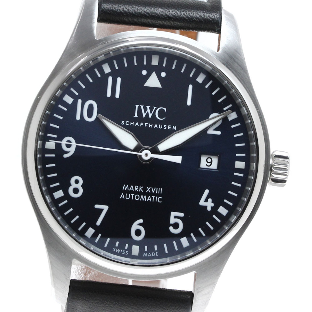 IWC(インターナショナルウォッチカンパニー)のIWC IWC SCHAFFHAUSEN IW327004 パイロットウォッチ マークXVIII プティ・プランス デイト 自動巻き メンズ 美品 保証書付き_817351 メンズの時計(腕時計(アナログ))の商品写真