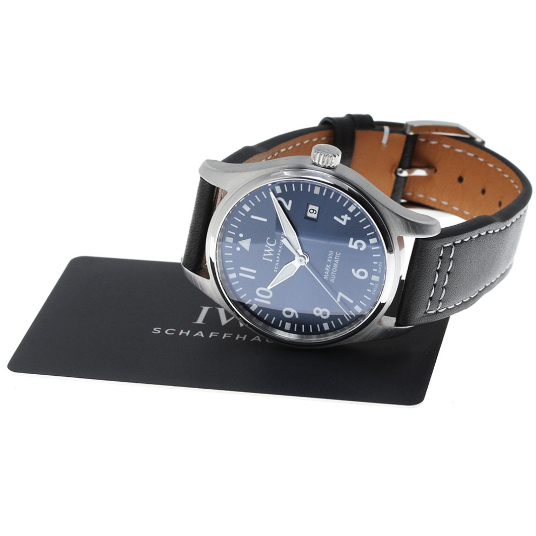 IWC(インターナショナルウォッチカンパニー)のIWC IWC SCHAFFHAUSEN IW327004 パイロットウォッチ マークXVIII プティ・プランス デイト 自動巻き メンズ 美品 保証書付き_817351 メンズの時計(腕時計(アナログ))の商品写真