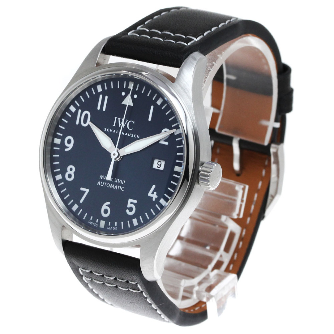 IWC(インターナショナルウォッチカンパニー)のIWC IWC SCHAFFHAUSEN IW327004 パイロットウォッチ マークXVIII プティ・プランス デイト 自動巻き メンズ 美品 保証書付き_817351 メンズの時計(腕時計(アナログ))の商品写真