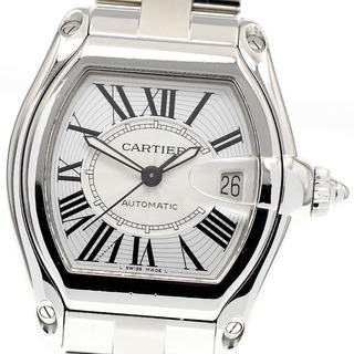 カルティエ(Cartier)のカルティエ CARTIER W62025V3 ロードスターLM デイト 自動巻き メンズ 箱・保証書付き_807406(腕時計(アナログ))