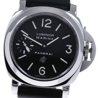 パネライ(PANERAI)のパネライ PANERAI PAM00005 ルミノールマリーナ スモールセコンド 手巻き メンズ 美品 _816749(腕時計(アナログ))