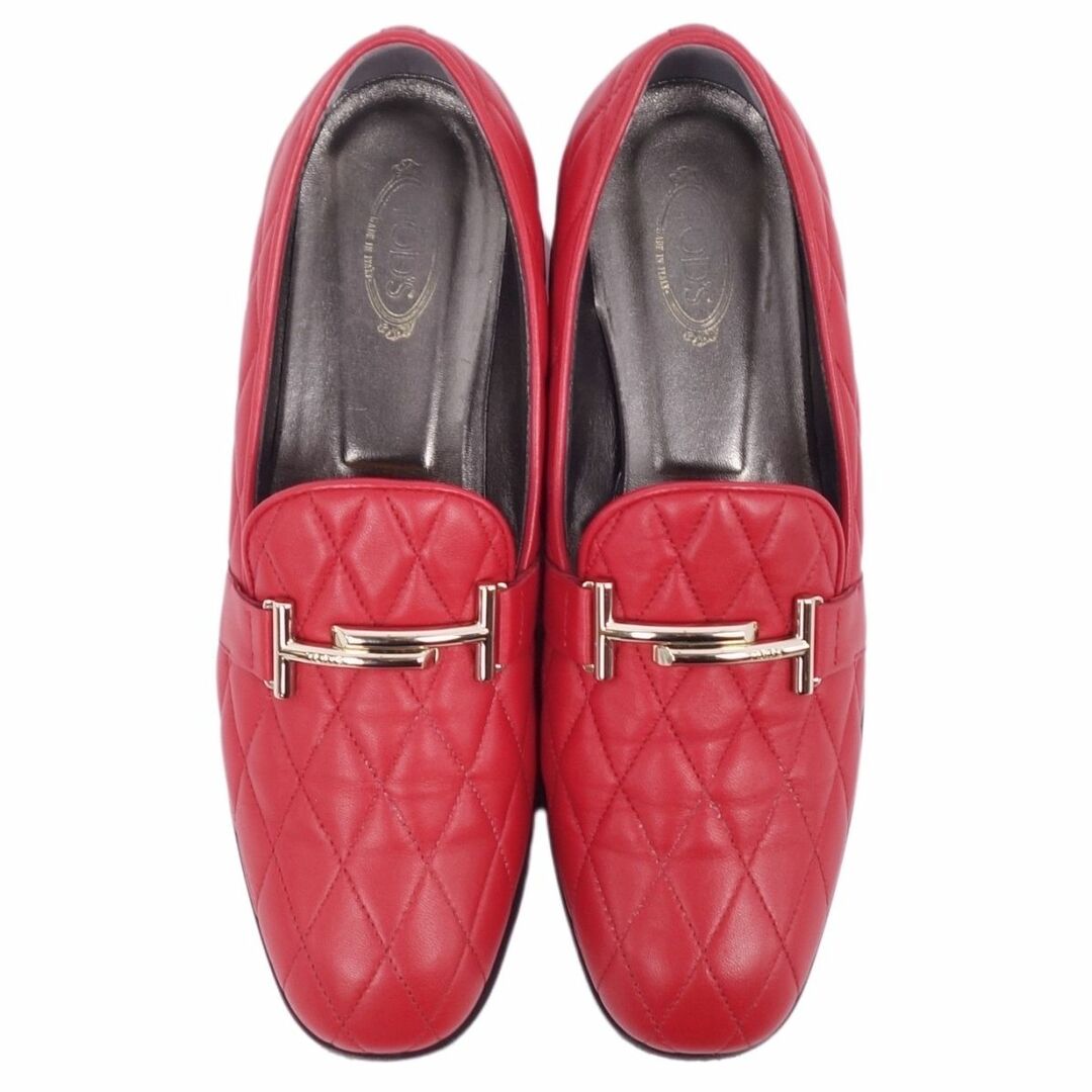 TOD'S - 美品 トッズ TOD'S ローファー キルティング ダブルT TOD'S - 美品 トッズ TOD'S ローファー キルティング ダブルT