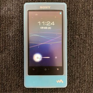 ウォークマン(WALKMAN)の美品SONY WALKMAN NW-F807ソニーウォークマン 64GB ブルー(ポータブルプレーヤー)