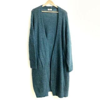 アクネストゥディオズ(Acne Studios)のACNE STUDIOS(アクネ ストゥディオズ) カーディガン サイズXXS XS レディース - ブルーグリーン 長袖/ロング丈(カーディガン)