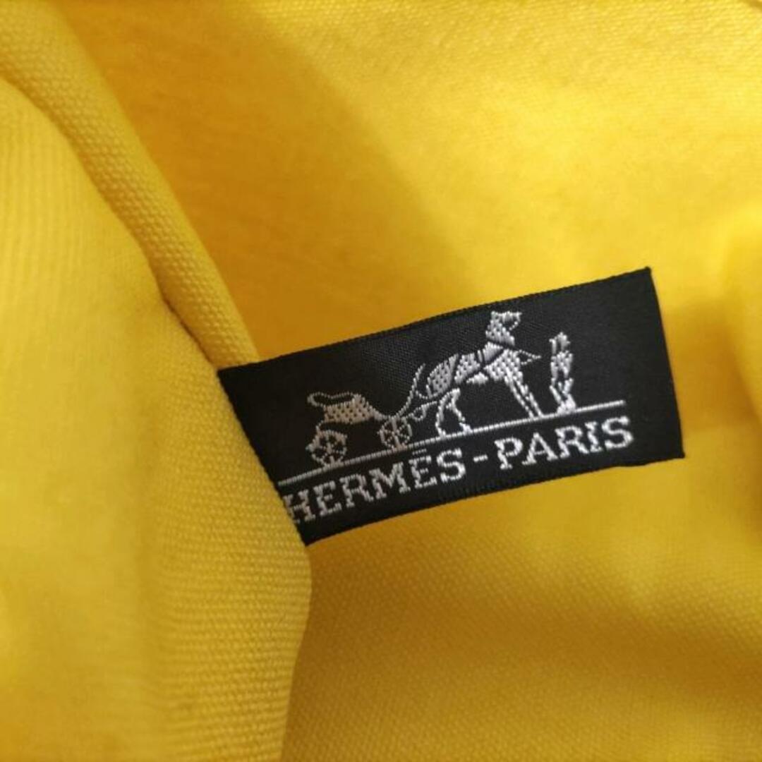 Hermes(エルメス)のHERMES(エルメス) ポーチ ボラボラ イエロー キャンバス レディースのファッション小物(ポーチ)の商品写真