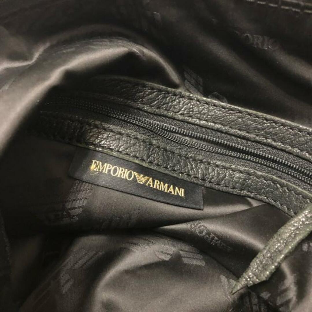 Emporio Armani(エンポリオアルマーニ)のEMPORIOARMANI(エンポリオアルマーニ) ショルダーバッグ - 黒 レザー レディースのバッグ(ショルダーバッグ)の商品写真