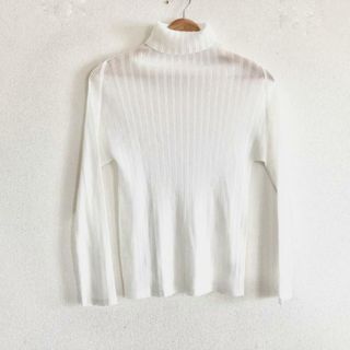 PLEATS PLEASE ISSEY MIYAKE - PLEATS PLEASE(プリーツプリーズ) 長袖カットソー サイズ3 L レディース - アイボリー タートルネック/プリーツ