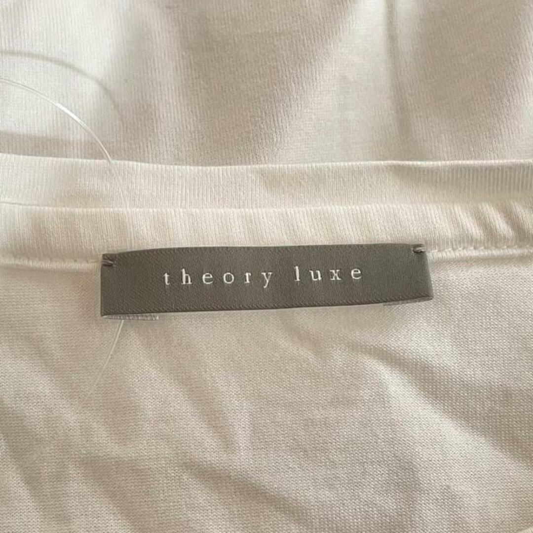 Theory luxe(セオリーリュクス)のtheory luxe(セオリーリュクス) 半袖Tシャツ サイズ40 M レディース美品  - 白 レディースのトップス(Tシャツ(半袖/袖なし))の商品写真