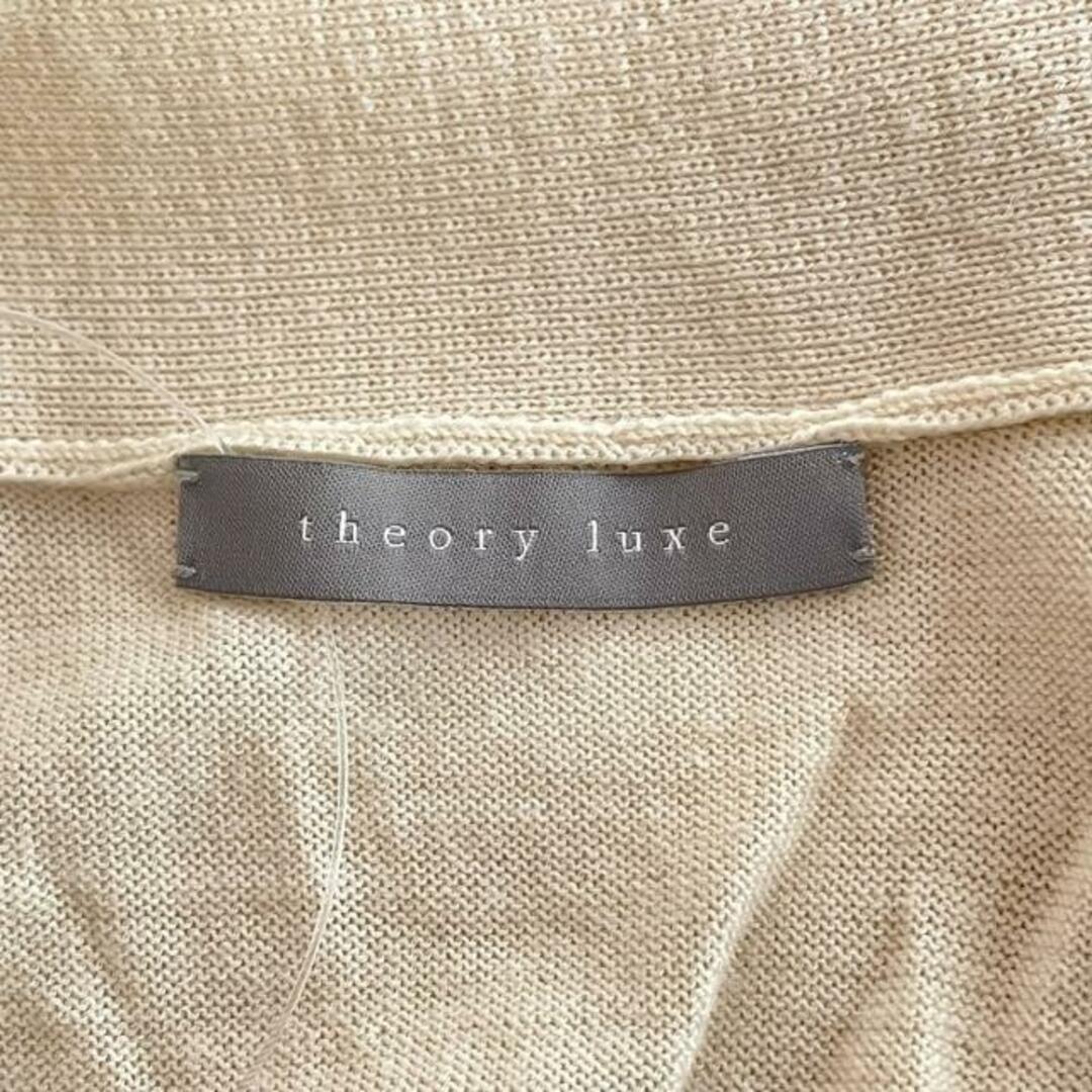 Theory luxe(セオリーリュクス)のtheory luxe(セオリーリュクス) カーディガン サイズ40 M レディース美品  - アイボリー 長袖 レディースのトップス(カーディガン)の商品写真