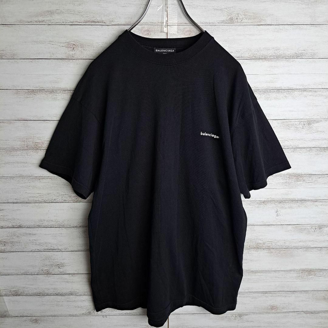 Balenciaga(バレンシアガ)の【登坂広臣着用】 バレンシアガ オーバーサイズ Tシャツ レア 小文字ロゴ メンズのトップス(Tシャツ/カットソー(半袖/袖なし))の商品写真