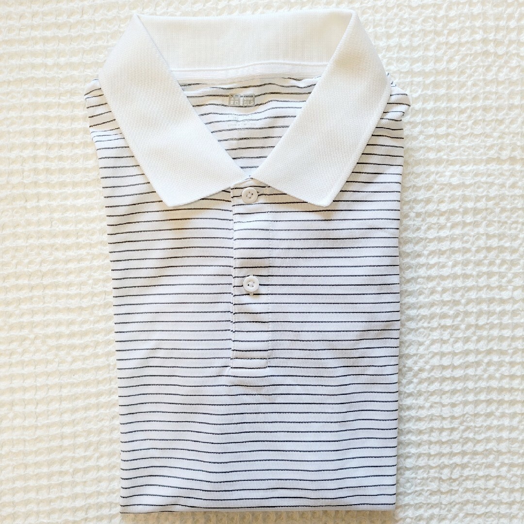 UNIQLO(ユニクロ)の【美品】ユニクロ　半袖ポロシャツ メンズのトップス(Tシャツ/カットソー(半袖/袖なし))の商品写真