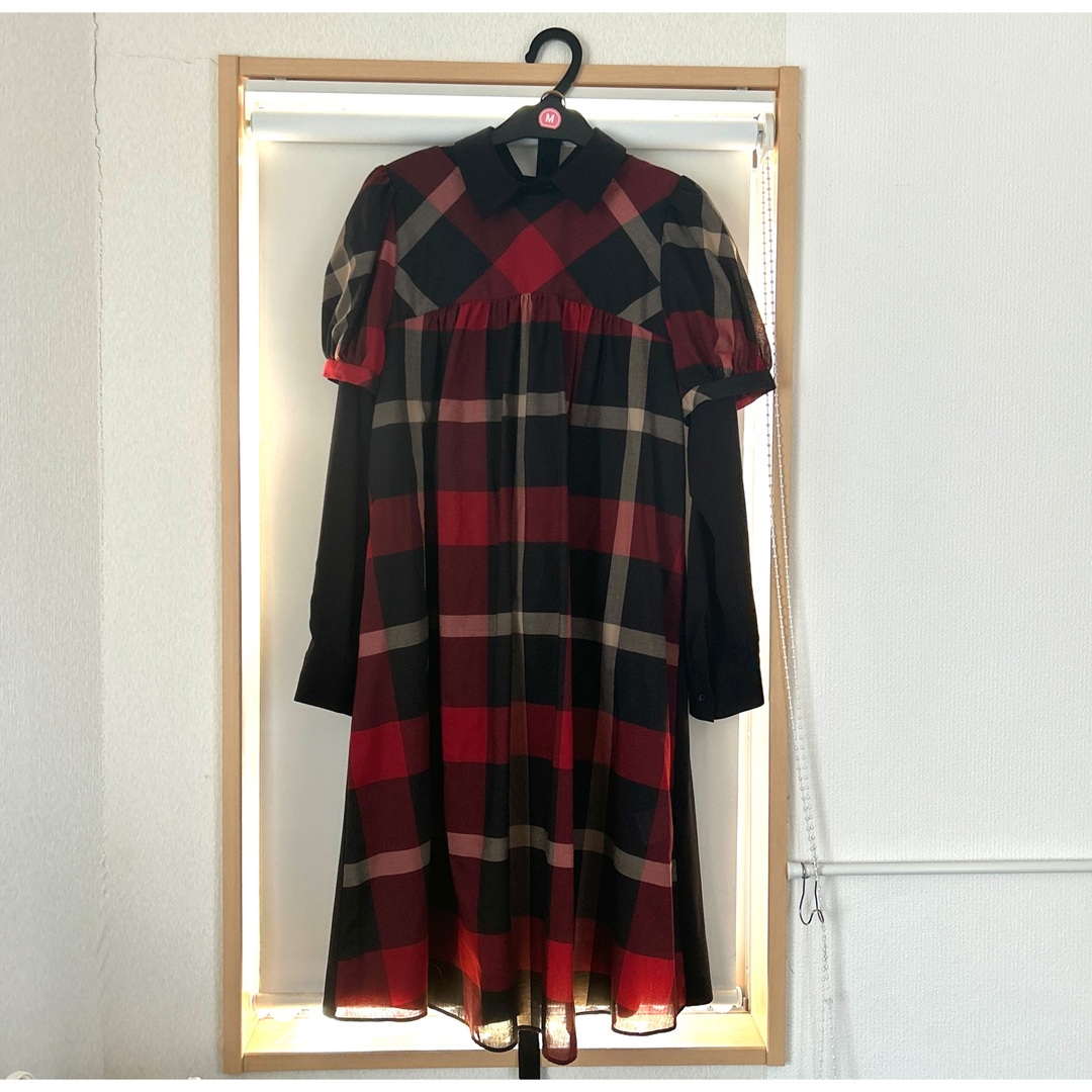 BLUE LABEL CRESTBRIDGE - クレストブリッジチェックベルト付きコンビ BLUE LABEL CRESTBRIDGE - クレストブリッジチェックベルト付きコンビ