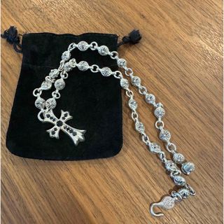 クロムハーツ(Chrome Hearts)のCHROME HEARTS クロスボールネックレス(ネックレス)