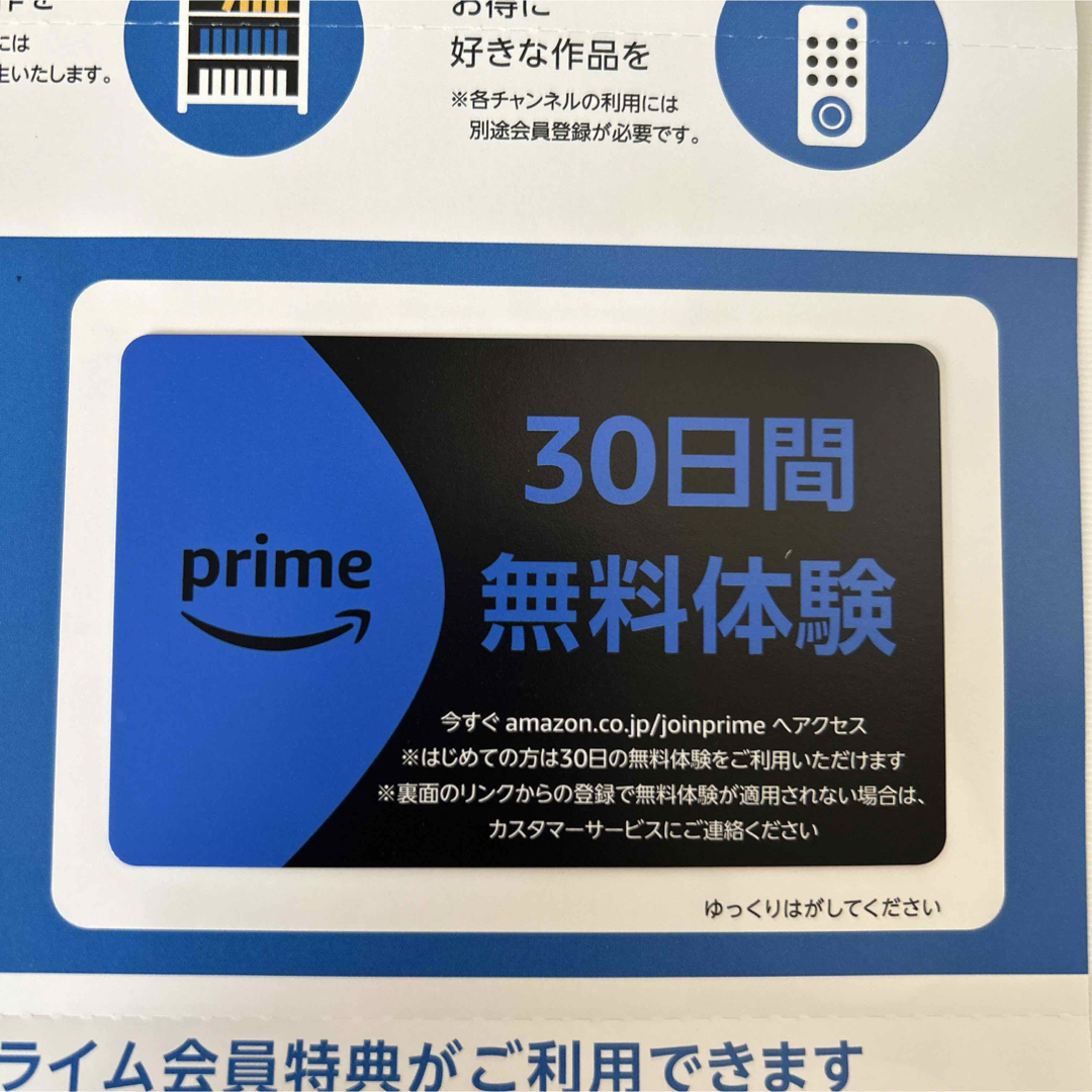 Amazonプライム チケットのチケット その他(その他)の商品写真