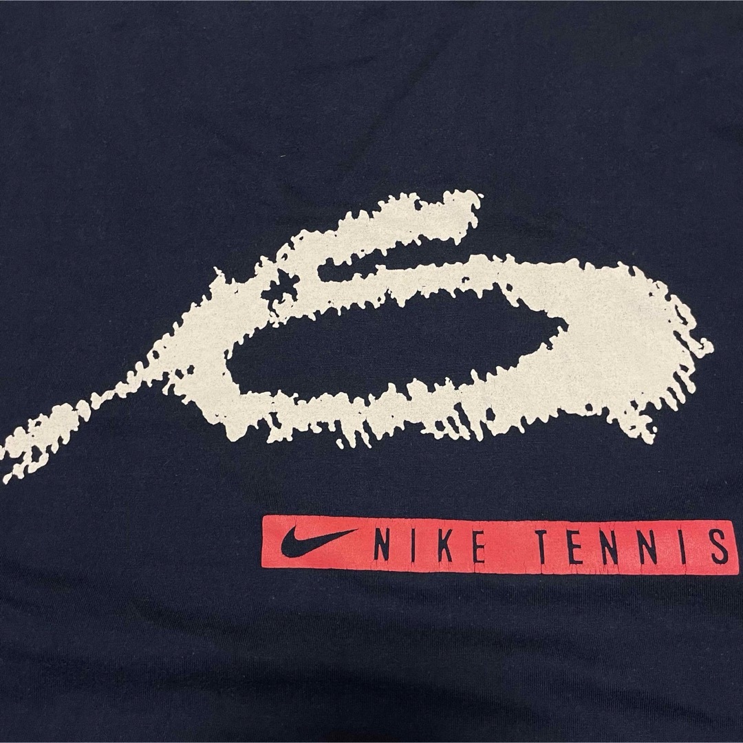 NIKE(ナイキ)の90s NIKE OLD Tシャツ　両面プリント　銀タグ　NIKEテニス メンズのトップス(Tシャツ/カットソー(半袖/袖なし))の商品写真