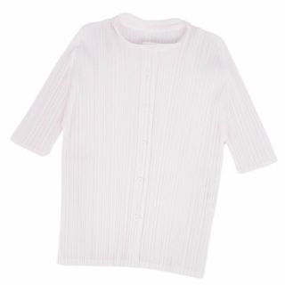 プリーツプリーズイッセイミヤケ(PLEATS PLEASE ISSEY MIYAKE)の美品 プリーツプリーズ イッセイミヤケ PLEATS PLEASE シャツ ブラウス 半袖 ショートスリーブ トップス レディース 3(シャツ/ブラウス(半袖/袖なし))