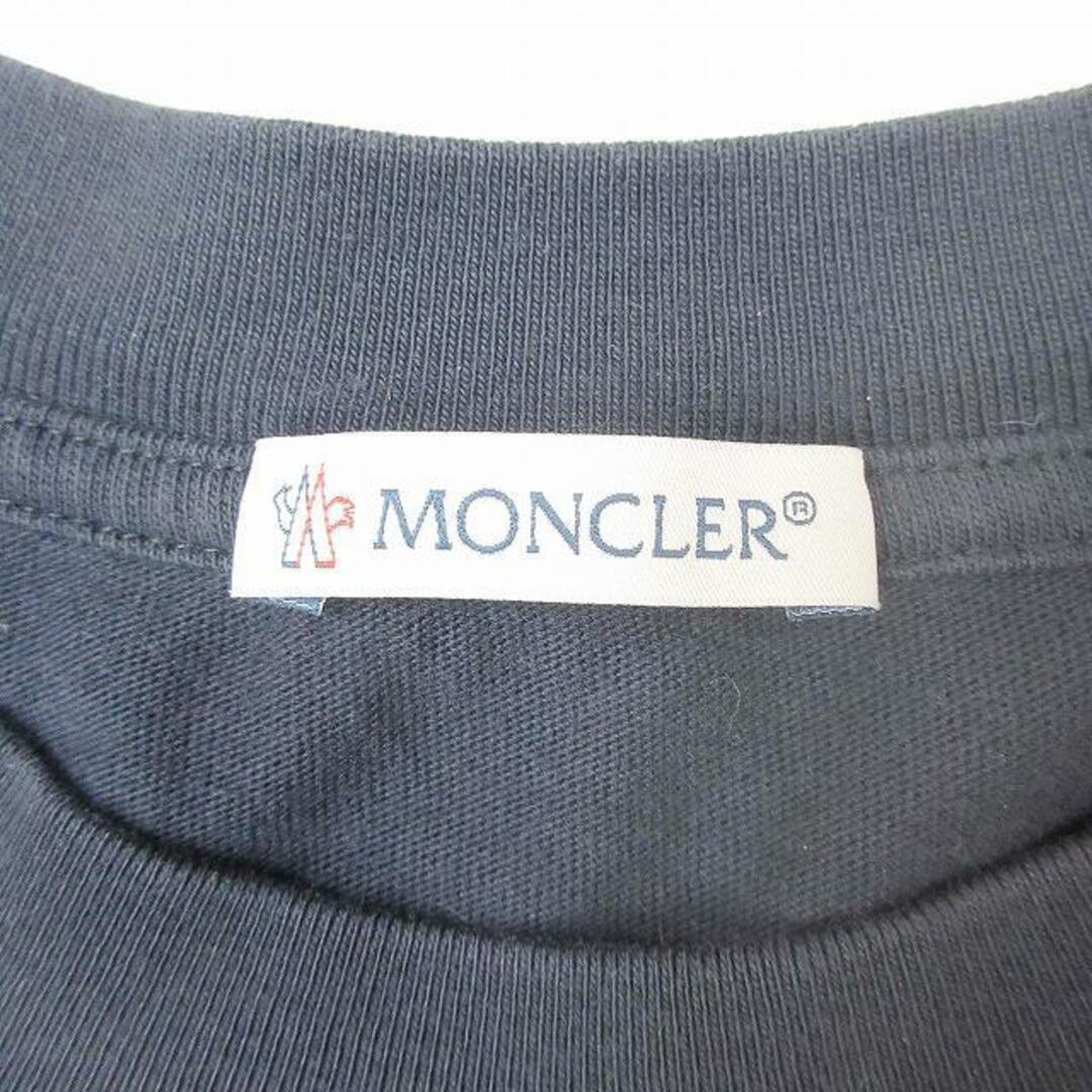 MONCLER(モンクレール)の美品 23SS モンクレール レタリング ロゴ刺繍 Tシャツ ロンT 長袖 S メンズのトップス(Tシャツ/カットソー(七分/長袖))の商品写真