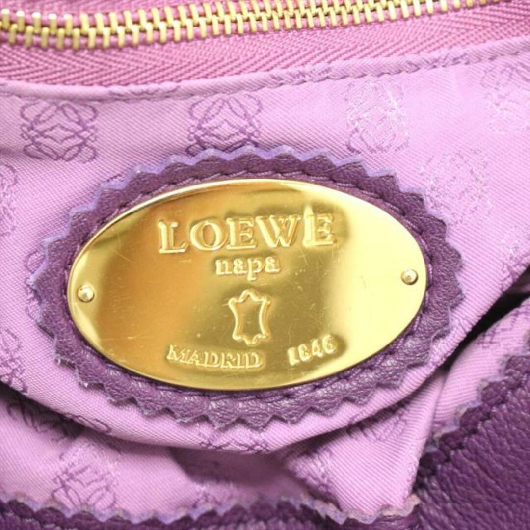 LOEWE(ロエベ)のLOEWE(ロエベ) ショルダーバッグ フラメンコ パープル 巾着型 ナッパレザー レディースのバッグ(ショルダーバッグ)の商品写真